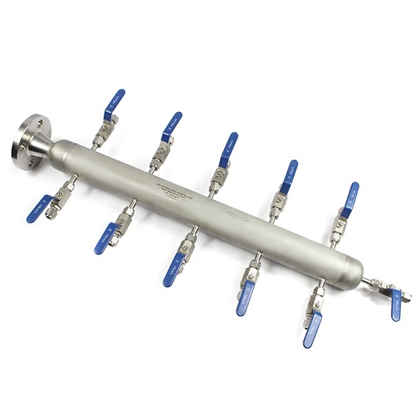 Air header distribution manifolds