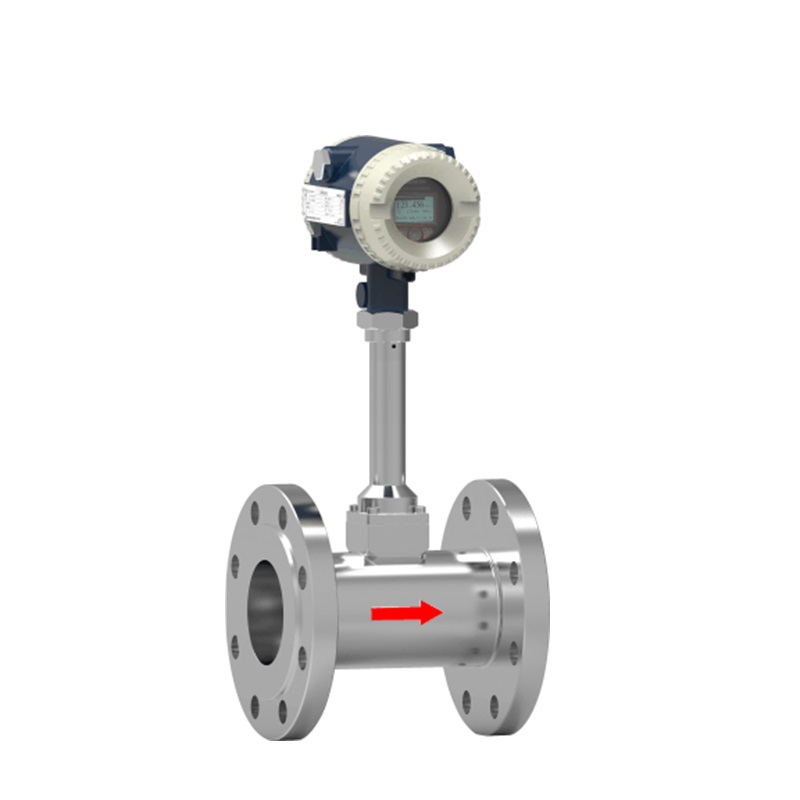 Flange type integrated vortex flowmeter